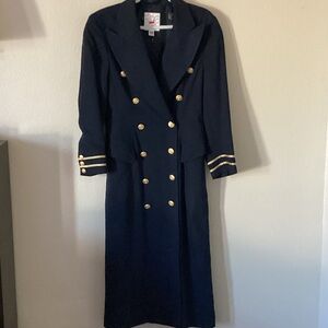 Mondi Midnight Blue trench coat